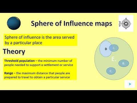 Geography sphere of influence maps