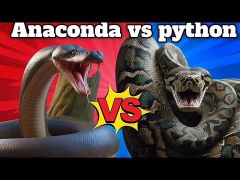 Anaconda vs Python - A Battle of the Titans