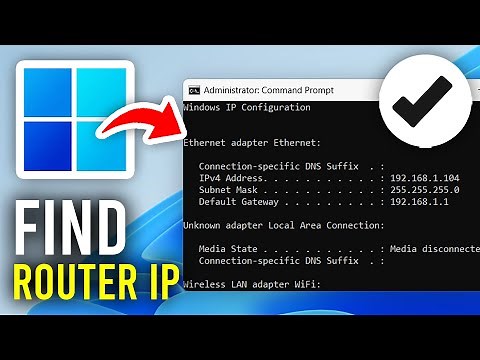 How To Find Router IP Address In Windows 11 & 10 - Full Guide