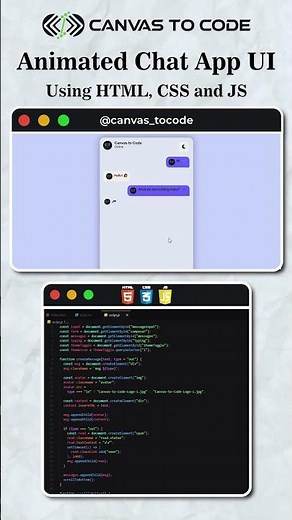 Chat App Using HTML CSS & JavaScript | JavaScript Project