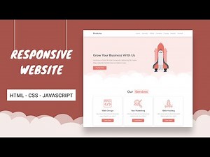 Complete Responsive Website Design Tutorial [ HTML - CSS - JAVASCRIPT ] || Step By Step