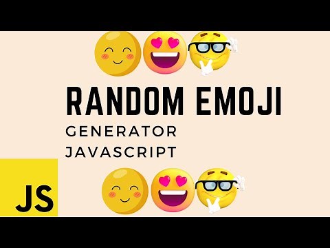 🎭 Random Emoji Generator | HTML, CSS, JavaScript Tutorial | Create Fun Emojis! 🚀| Step by Step