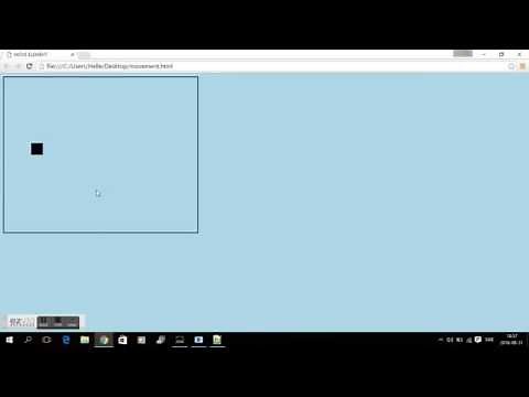 JAVASCRIPT - MOVE RECTANGLE ON CANVAS