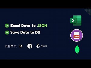 Next.js: Extract Excel Data to JSON & Save to MongoDB (Prisma, XLSX)