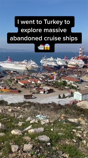 Exploring Massive Abandoned Cruise Ships in Turkey
