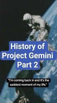 Project Gemini History Part 2 #nasa #science #history #apollo