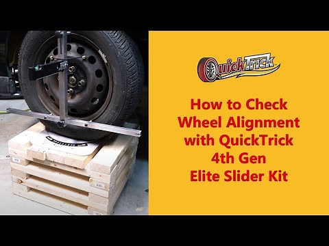 How to Check Wheel Alignment with QuickTrick 4th Gen Elite Slider Kit