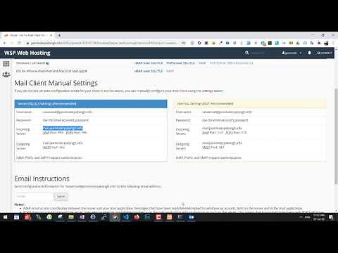 How to create email in cPanel and configure in Outlook