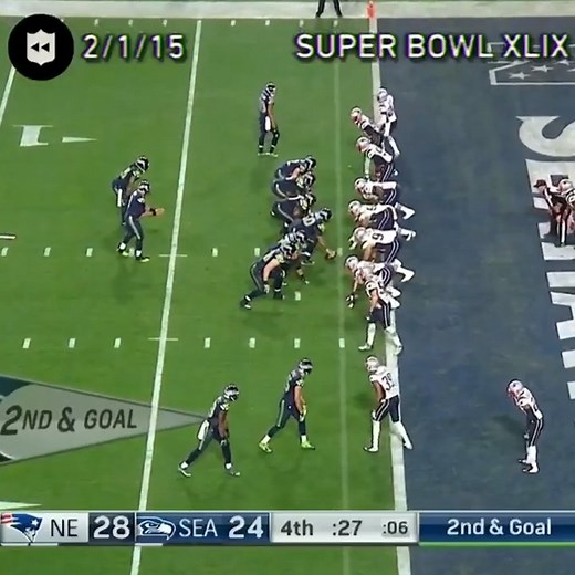 Malcolm Butler's goal-line interception in Super Bowl XLIX. 🏆 (🎥 @nfllegacy) | New England Patriots on CBS Sports