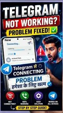 Telegram not Working? Fix How to Solve this problem?