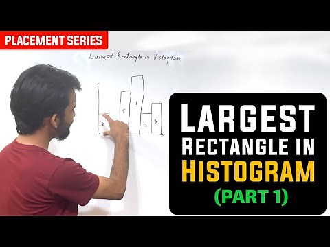 Largest Rectangle in Histogram | Part - 1 | Leetcode 84