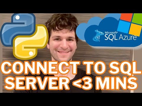 How to Connect to Microsoft Azure SQL Server with Python (w/ pyodbc)