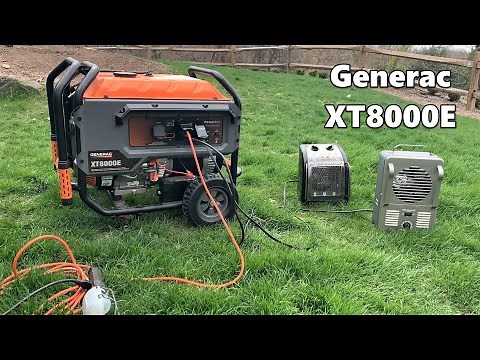 Generac XT8000E Generator Testing