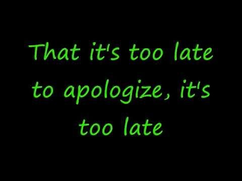OneRepublic Apologize Lyrics