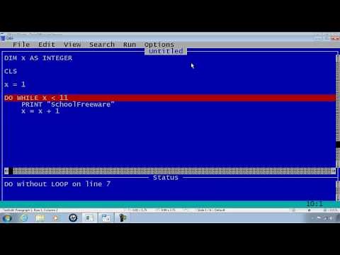 QBasic Tutorial 10 - Do Loop - QB64