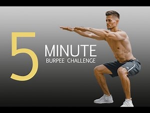 5 Minute Intense Burpee Challenge | Full Body Workout