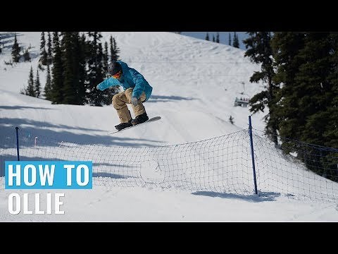 How To Ollie On A Snowboard