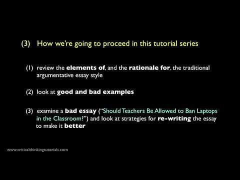 How to Write a Good Argumentative Essay: Introduction