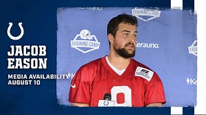 Hear from QB Jacob Eason following Tuesday's practice at Grand Park. | Indianapolis Colts