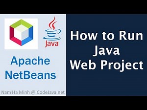 How to Run Java Web Project in NetBeans IDE