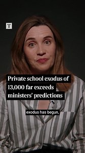 The drop in pupil numbers in Private Schools, being blamed on VAT being added to fees, is the biggest since the Independent Schools Council began tracking the figures in 2012.⁠ ⁠ The figures cast doubt on the government’s prediction that only 3,000 children would leave the private sector during the 2024-25 academic year as a result of the tax, rising to 14,000 by summer next year.⁠ ⁠ 🔗 Tap the link in our bio to read the full story | The Times and The Sunday Times