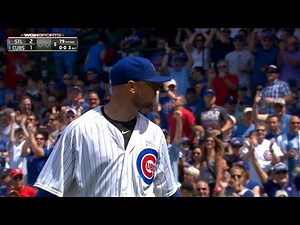 Lester picks off Pham at first in the 5th