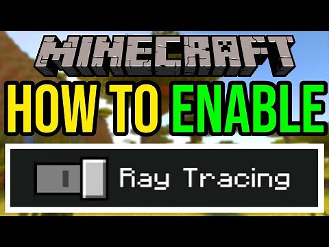 How To ENABLE RTX Ray Tracing In Minecraft!