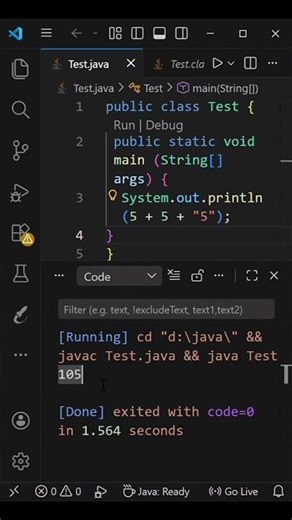 99% Java Beginners Guess This Output Wrong 😱 | Java Output Challenge #java #coding #shorts