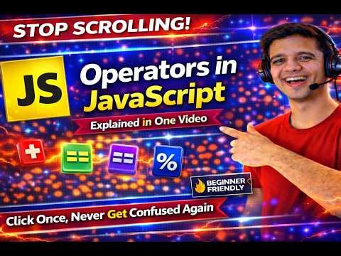 JavaScript Operators | Arithmetic, Assignment, Relational & Equality | == vs === -ChiPi Technologies
