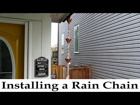How to Install a Rain Chain - Step by Step
