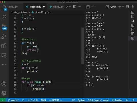 Learn Python in 59.001 seconds