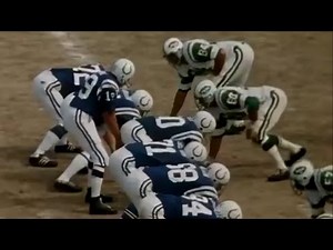 1972 Week 02 New York Jets @ Baltimore Colts - highlights (NFL Films)