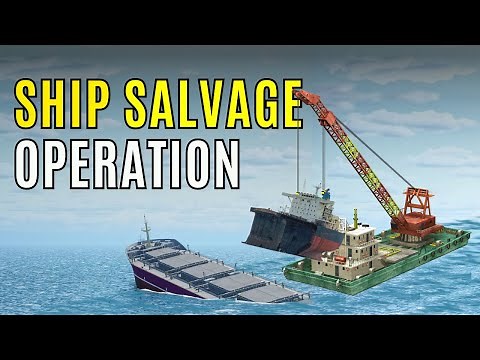 How Mega Ships are Salvaged at Sea?