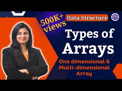 Lec-4: Types of Array | One dimensional & Multi-dimensional Array by #Naina Mam