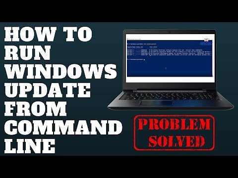 How To Run Windows Update From Command Line