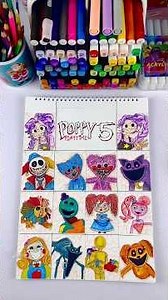 Drawing poppy playtime all characters #art #draw #drawing #sketch #poppyplaytime #artist #artwork