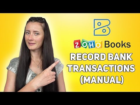 How to record bank transactions manually in Zoho Books?