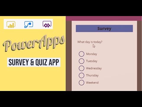How to create quiz/survey in PowerApps