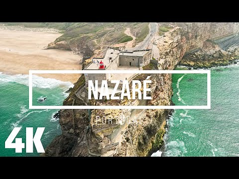 Amazing 4K Drone Footage of Nazare - Portugal's Big Wave Surfing Capital