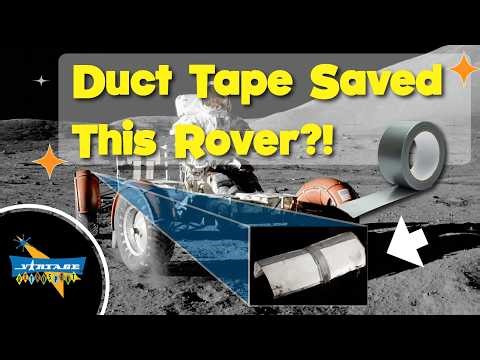 That Time When Duct Tape Fixed the Lunar Rover on Apollo 17 | Spaceflight History | Apollo Fun Facts
