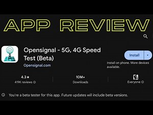 OpenSignal How To See Coverage Map All The Carriers Test Network Speed Test AT&T T-Mobile Verizon 5G