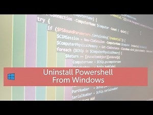 How To Uninstall Windows PowerShell From Windows 11/10 [GUIDE]
