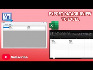 VB.Net Tutorial- How to Export Data from DataGridView to Excel using Visual Basic.Net