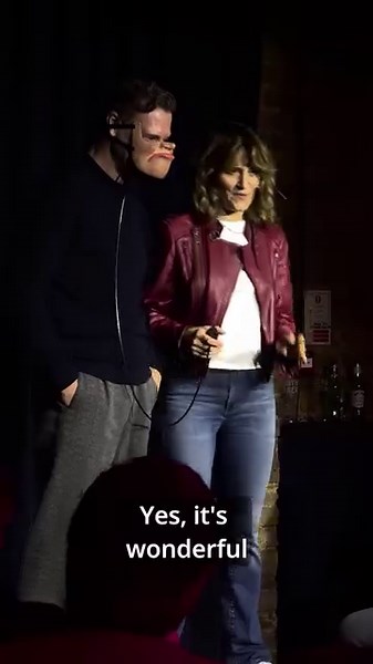 The insurance software programmer! Software programmer demonstrates day to day at a gig in Chiswick Come see me live! http://ninaconti.net/live #NinaConti #comedy #ventriloquist #audienceparticipation #puppetmaster #monkey #stage #gig #viral #viralpost #funny #insurance #software #programming #keyboard #computer #business #follow #like #share | Nina Conti