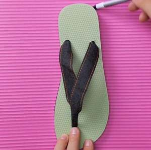 DIY wedge flip-flops from random thing | 5-Minute Crafts Like
