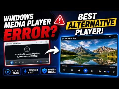 The Best Alternative to Windows Media Player? in 2026 | AWZ Media Player Review!