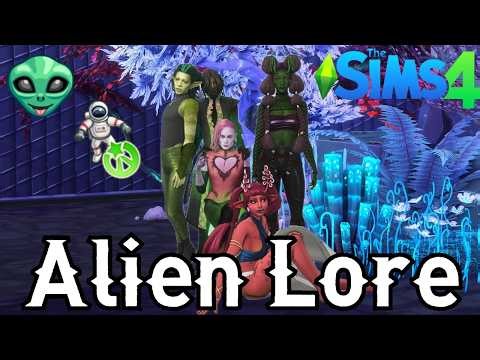 My Sims 4 Alien Lore | How I Play With Aliens In TS4 (Mods Linked)