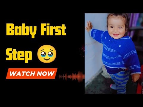 Baby First Steps 👣 | Baby walking for the first time 😘 #cute #babyfirststeps
