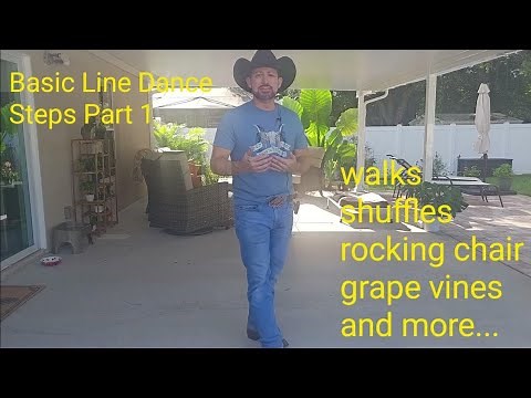 Basic line dance steps Part 1