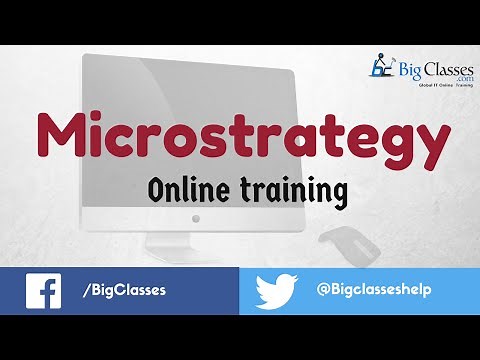 Microstrategy Online Training | Microstrategy Tutorials for Beginners